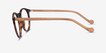Rodina Tortoise PlasticEyeglass Frames from EyeBuyDirect, Side View