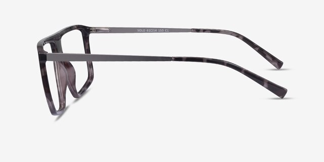 Solo Ivory Tortoise MetalEyeglass Frames from EyeBuyDirect, Side View