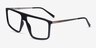 Solo Noir MétalMontures de lunettes de vue d'EyeBuyDirect, Vue d'Angle