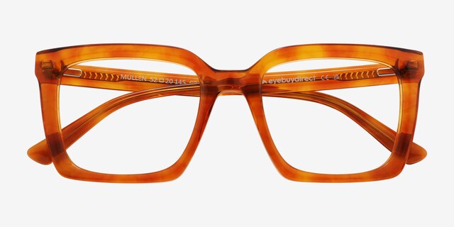 Mullen Tortoise AcetateEyeglass Frames from EyeBuyDirect, Closed View