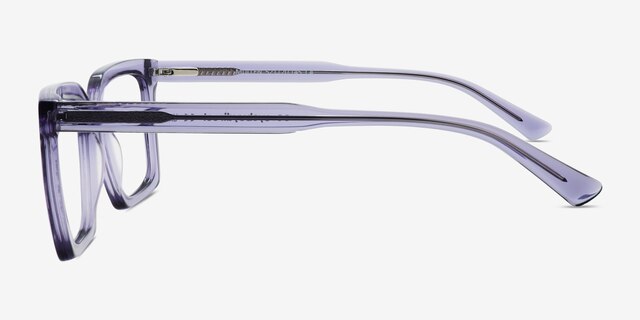Mullen Purple AcetateEyeglass Frames from EyeBuyDirect, Side View
