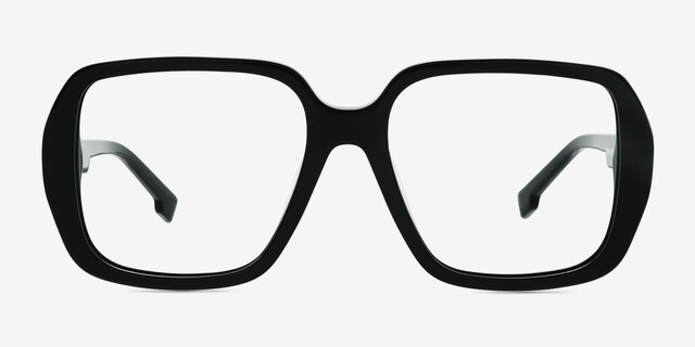 Gunter Black AcetateEyeglass Frames from EyeBuyDirect, Front View