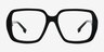 Gunter Black AcetateEyeglass Frames from EyeBuyDirect, Front View