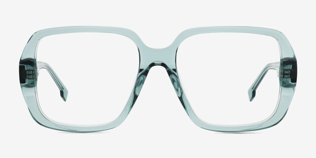 Gunter Green AcetateEyeglass Frames from EyeBuyDirect, Front View