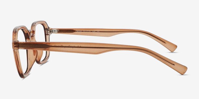 Calvo Brun PlastiqueMontures de lunettes de vue d'EyeBuyDirect, Vue de Côté