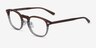 Splendor Brown AcetateEyeglass Frames from EyeBuyDirect, Angle View