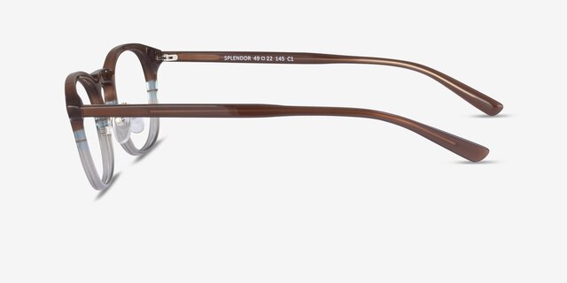 Splendor Brown AcetateEyeglass Frames from EyeBuyDirect, Side View