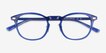 Splendor Blue AcetateEyeglass Frames from EyeBuyDirect, Closed View