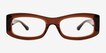 Folklore Brown Alternative MaterialsEyeglass Frames from EyeBuyDirect, Front View