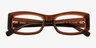 Folklore Brown AcetateEyeglass Frames from EyeBuyDirect, Closed View