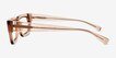 Vespera Brown Alternative MaterialsEyeglass Frames from EyeBuyDirect, Side View