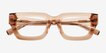 Vespera Brown Alternative MaterialsEyeglass Frames from EyeBuyDirect, Closed View