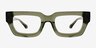 Vespera Green AcetateEyeglass Frames from EyeBuyDirect, Front View