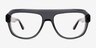 Mystic Gray AcetateEyeglass Frames from EyeBuyDirect, Front View