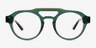 Reverie Green AcetateEyeglass Frames from EyeBuyDirect, Front View