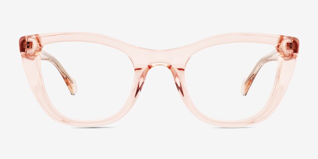 Odyssey Pink AcetateEyeglass Frames from EyeBuyDirect, Front View