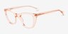 Odyssey Pink AcetateEyeglass Frames from EyeBuyDirect, Angle View