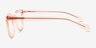 Odyssey Pink AcetateEyeglass Frames from EyeBuyDirect, Side View