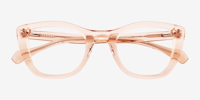 Odyssey Pink AcetateEyeglass Frames from EyeBuyDirect, Closed View