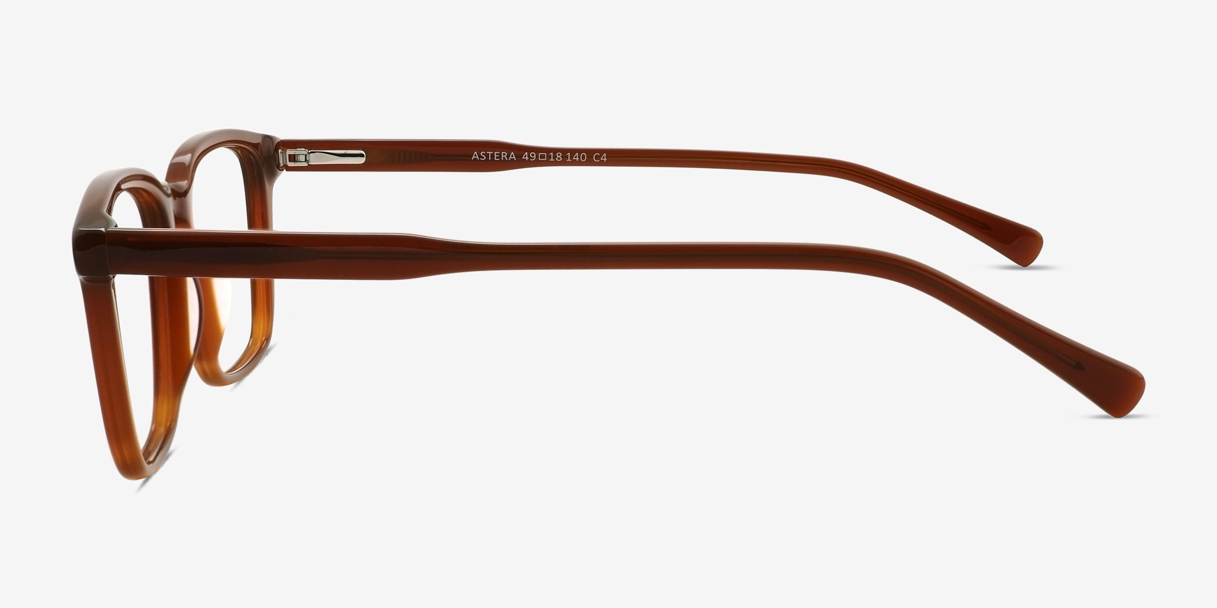 Macarius Licinia Unisex Eyeglasses Frame Brown Plastic Full Rim‎ 45-22-140mm Muse Corvallis Red Prescription Eyeglasses main image 2