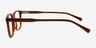 Astera Brown AcetateEyeglass Frames from EyeBuyDirect, Side View