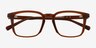 Astera Brown AcetateEyeglass Frames from EyeBuyDirect, Closed View