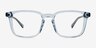 Astera Bleu AcétateMontures de lunettes de vue d'EyeBuyDirect, Vue de Face