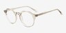 Monarda Vert AcétateMontures de lunettes de vue d'EyeBuyDirect, Vue d'Angle