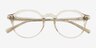 Monarda Vert AcétateMontures de lunettes de vue d'EyeBuyDirect, Vue Rapprochée