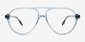 Verbena Blue AcetateEyeglass Frames from EyeBuyDirect, Front View