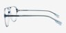 Verbena Blue AcetateEyeglass Frames from EyeBuyDirect, Side View
