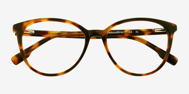 Yarrow Écailles AcétateMontures de lunettes de vue d'EyeBuyDirect, Vue Rapprochée