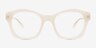 Aronia Cream AcetateEyeglass Frames from EyeBuyDirect, Front View