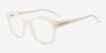 Aronia Cream Alternative MaterialsEyeglass Frames from EyeBuyDirect, Angle View