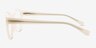 Aronia Cream AcetateEyeglass Frames from EyeBuyDirect, Side View