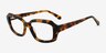 Caladium Écailles AcétateMontures de lunettes de vue d'EyeBuyDirect, Vue d'Angle