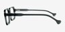 Quinlan Gris AcétateMontures de lunettes de vue d'EyeBuyDirect, Vue de Côté
