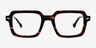 Quinlan Tortoise AcetateEyeglass Frames from EyeBuyDirect, Front View