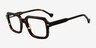 Quinlan Tortoise AcetateEyeglass Frames from EyeBuyDirect, Angle View