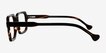 Quinlan Tortoise Alternative MaterialsEyeglass Frames from EyeBuyDirect, Side View