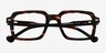 Quinlan Tortoise AcetateEyeglass Frames from EyeBuyDirect, Closed View