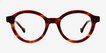 Chadwick Tortoise Alternative MaterialsEyeglass Frames from EyeBuyDirect, Front View