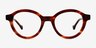 Chadwick Tortoise AcetateEyeglass Frames from EyeBuyDirect, Front View