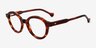 Chadwick Tortoise AcetateEyeglass Frames from EyeBuyDirect, Angle View