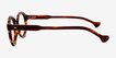 Chadwick Tortoise Alternative MaterialsEyeglass Frames from EyeBuyDirect, Side View