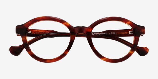 Chadwick Tortoise AcetateEyeglass Frames from EyeBuyDirect, Closed View
