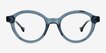 Chadwick Blue Alternative MaterialsEyeglass Frames from EyeBuyDirect, Front View