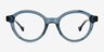 Chadwick Blue AcetateEyeglass Frames from EyeBuyDirect, Front View