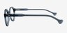 Chadwick Blue AcetateEyeglass Frames from EyeBuyDirect, Side View