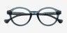 Chadwick Blue AcetateEyeglass Frames from EyeBuyDirect, Closed View
